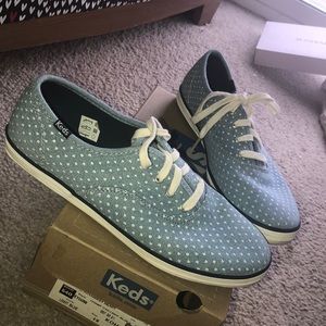 Less Light blue shoes